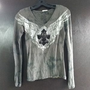 Gray Long Sleeve Shirt
